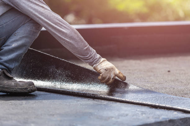 Professional Basement Waterproofing technician working in Pershing, IN